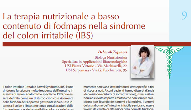 Pubblicazioni  Deborah Tognozzi - Biologa Nutrizionista a Roma  nutrizionista